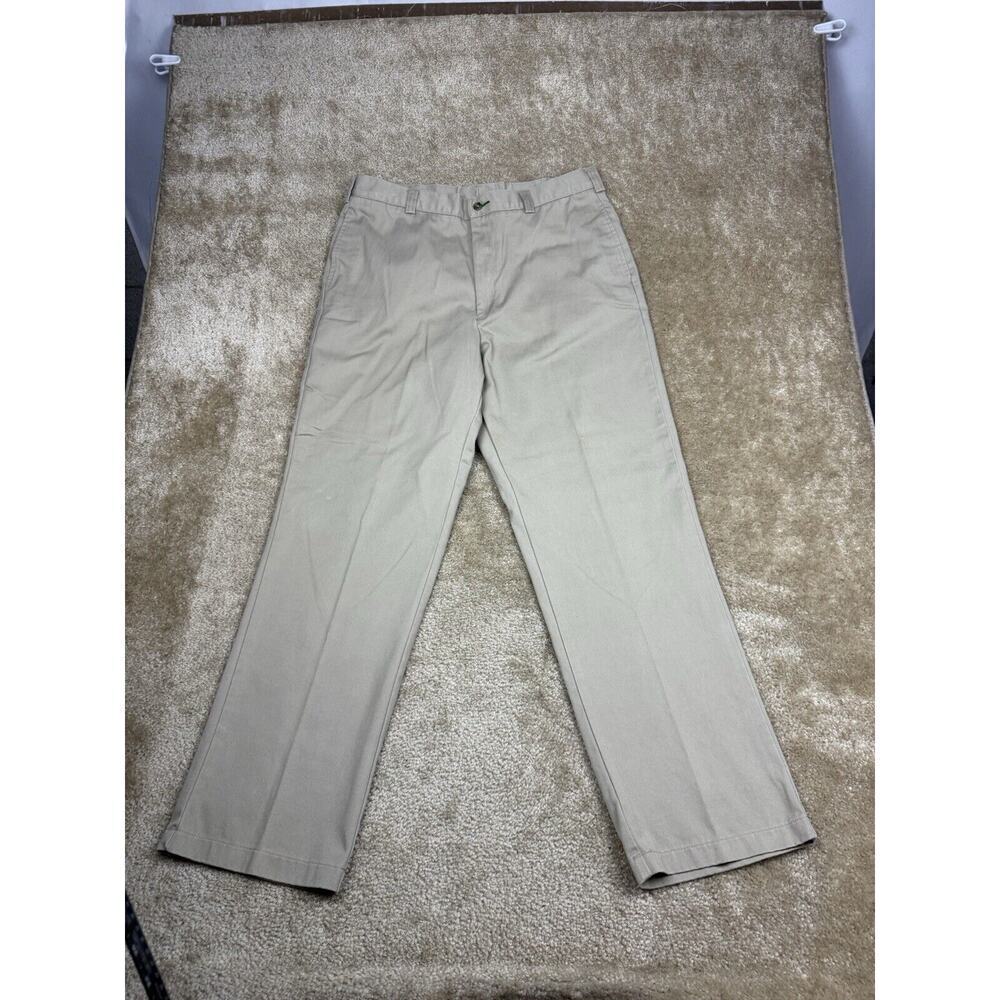 VTG Tommy Hilfiger Men’s Khakis 36 x 32 Tan Chino Flat Front A357